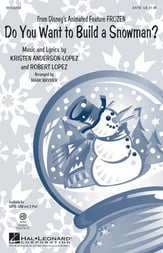 Do You Want to Build a Snowman? SATB choral sheet music cover